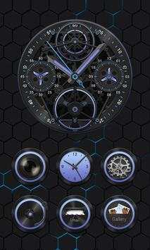 Black V Launcher Theme screenshot 1