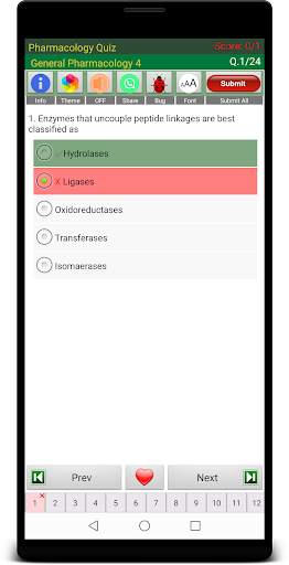 Pharmacology Quiz screenshot 11
