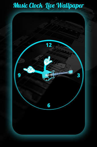 Music Clock Live Wallpaper screenshot 3