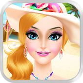 Seaside Doll Salon: Girls Games icon
