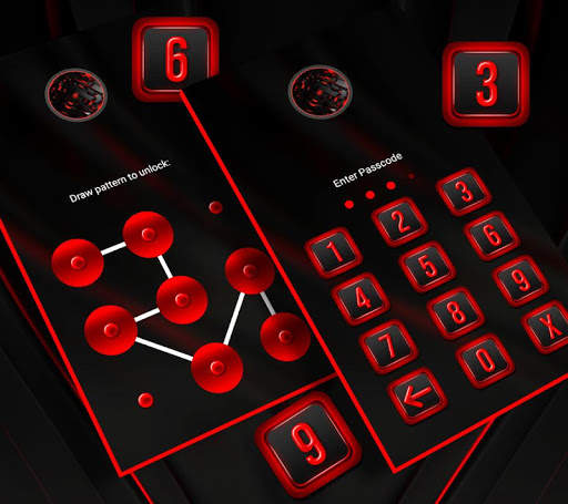 Red Black Launcher Theme screenshot 5
