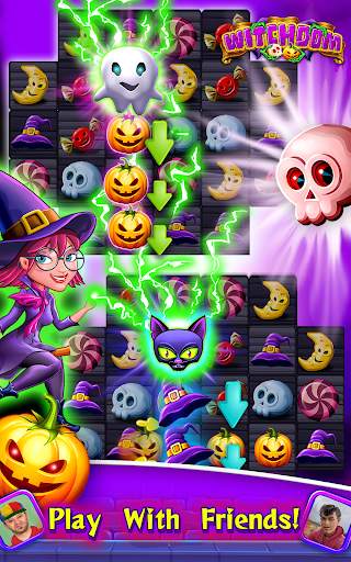 Witchdom -  Candy Witch Match 3 Puzzle 2019 screenshot 3