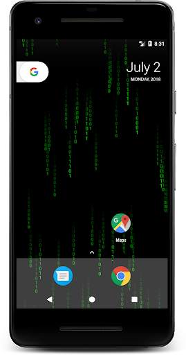 Hacker Matrix Live Wallpaper screenshot 3