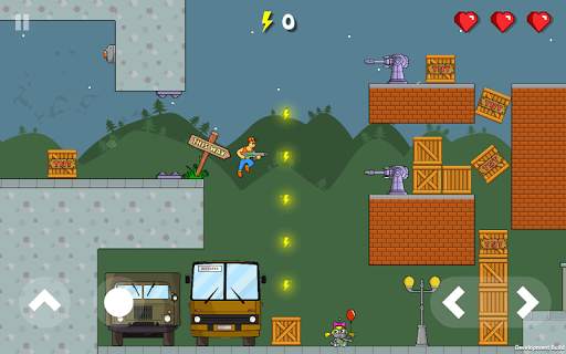 High Voltage 2D — Robots Attack Battle Platformer screenshot 13