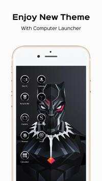 Black Panther Theme For Computer Launcher screenshot 1