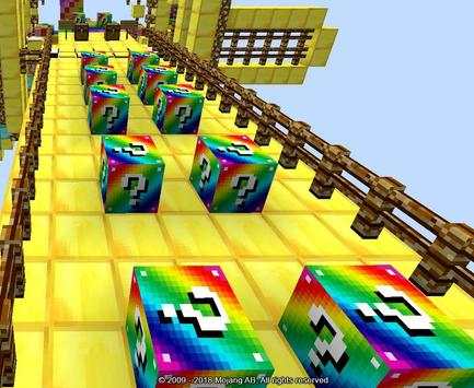 Lucky Block Race Map for Minecraft PE Ideas screenshot 1
