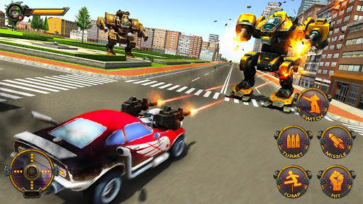 Robot Car War Transform Fight screenshot 12