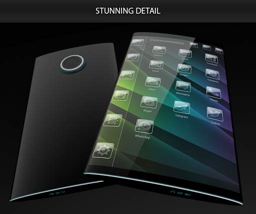Glass theme & glass icon pack  screenshot 5