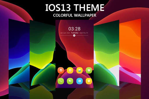 Theme for OS 13 Colorful Glass launcher screenshot 7