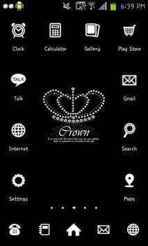 crown Go Launcher theme screenshot 1