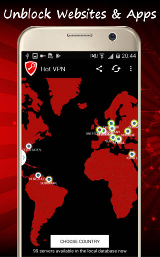 SX Hot VPN Master : Free Unlimited Fast Turbo VPN screenshot 1