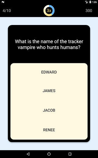 Twilight Movie Trivia - Triviabilites screenshot 6