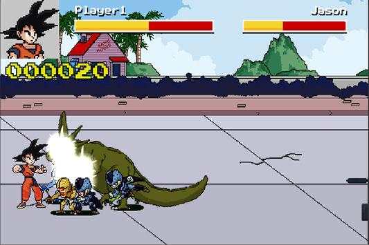 Dragon Pixel Ball - Super Raging Fist screenshot 1