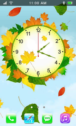 Spring Analog Clock 2019 Live Wallpaper screenshot 2