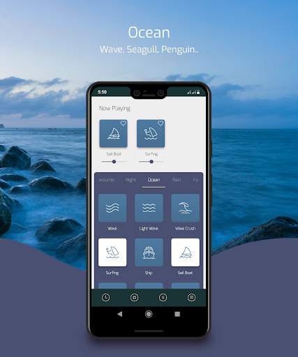 Relaxing Night Nature Sounds Offline: Calm & Sleep screenshot 5