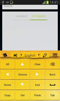 Yellow Keyboard for Android screenshot 5