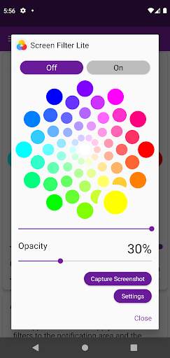 Screen Color Filter Lite screenshot 4