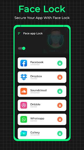 Face Lock Screen Prank screenshot 2