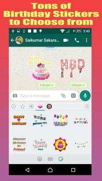 Birthday Stickers screenshot 3