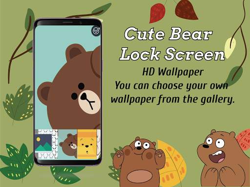 Cute Bear Lock Screen screenshot 3