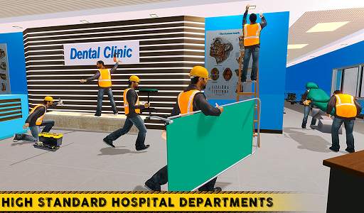 City Hospital Building Construction Building Games screenshot 8