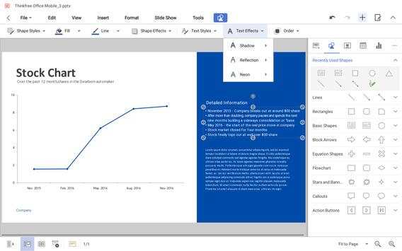 Thinkfree Office screenshot 16