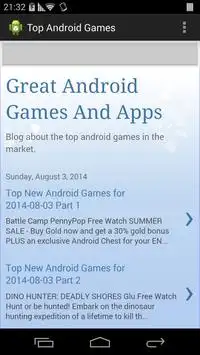 Top Android Games скриншот 2