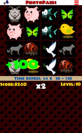 PhotoPairs. Memory game. screenshot 2