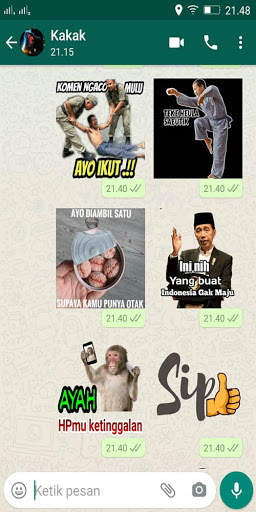 Sticker Lucu for WhatsApp screenshot 4