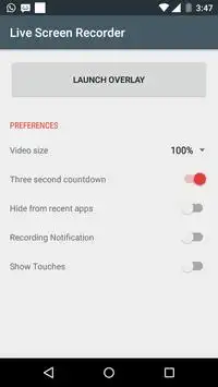 Live Screen Recorder screenshot 1