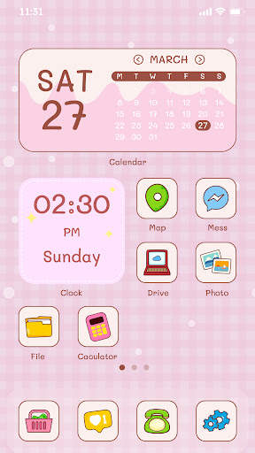 Wow Cat Theme  - Icon Pack screenshot 1