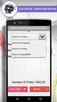 Electrical Induction Motor Calculator 6 تصوير الشاشة