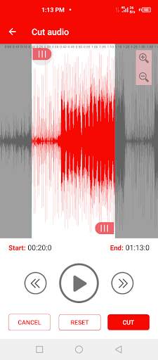 Mp3 cutter, merge audio screenshot 4