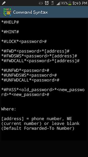 Remote Call/SMS Forward (Lite) screenshot 3