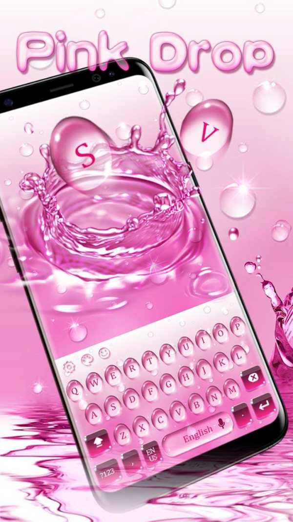 Pink Keyboard screenshot 1
