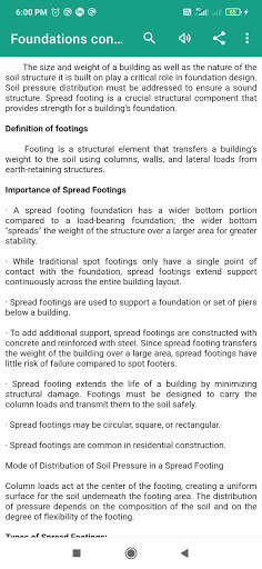 Basic Civil Engineering screenshot 2