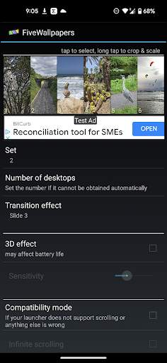 FiveWallpapers screenshot 1