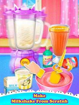 Unicorn Food - Rainbow Ice Cream Milkshake screenshot 4