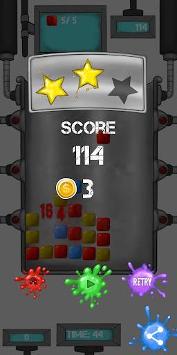 Suction Paint Labs: Match 3 Physics Block Game screenshot 2
