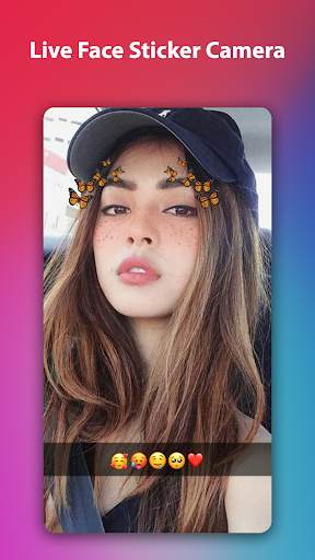 Live Face Sticker Camera screenshot 5