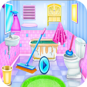 bathroom cleaning icon