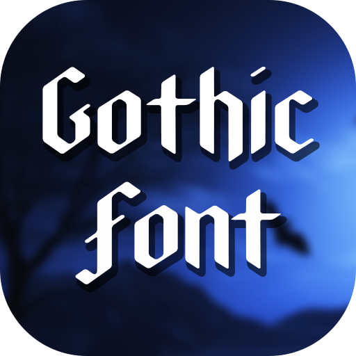 Gothic Free Font Style icon