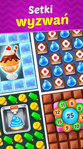 Ice Cream Paradise: Dopasuj 3 screenshot 5