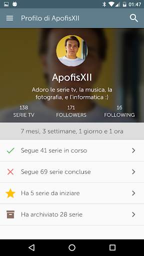 TV Shows Manager screenshot 1