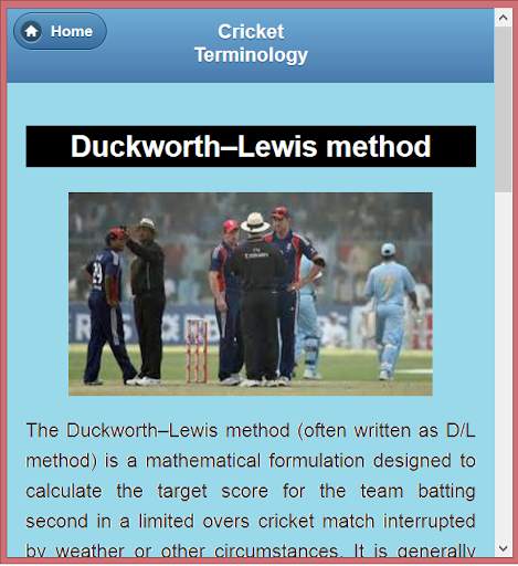 Cricket Language &Terminology screenshot 14