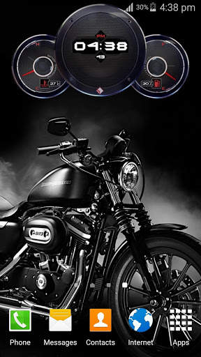 Superbike Clock Wallpaper HD screenshot 5