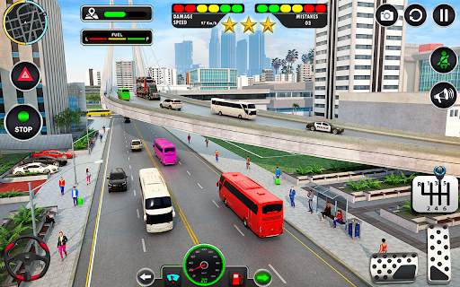 Bus Simulator 3D Bus Games screenshot 2