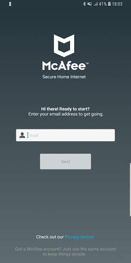 McAfee Secure Home Internet screenshot 2