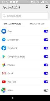 App Lock-2019 4 تصوير الشاشة