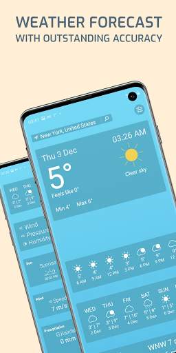 Turbo Weather — real-time local weather forecast screenshot 1